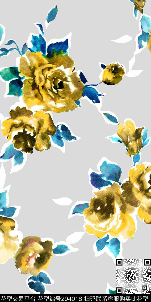 传统印花华亿平台下载（图片编号: 294018） - 瓦栏（Walan）