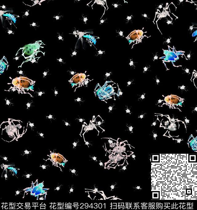 动物数码印花华亿平台下载（图片编号: 294301） - 瓦栏（Walan）