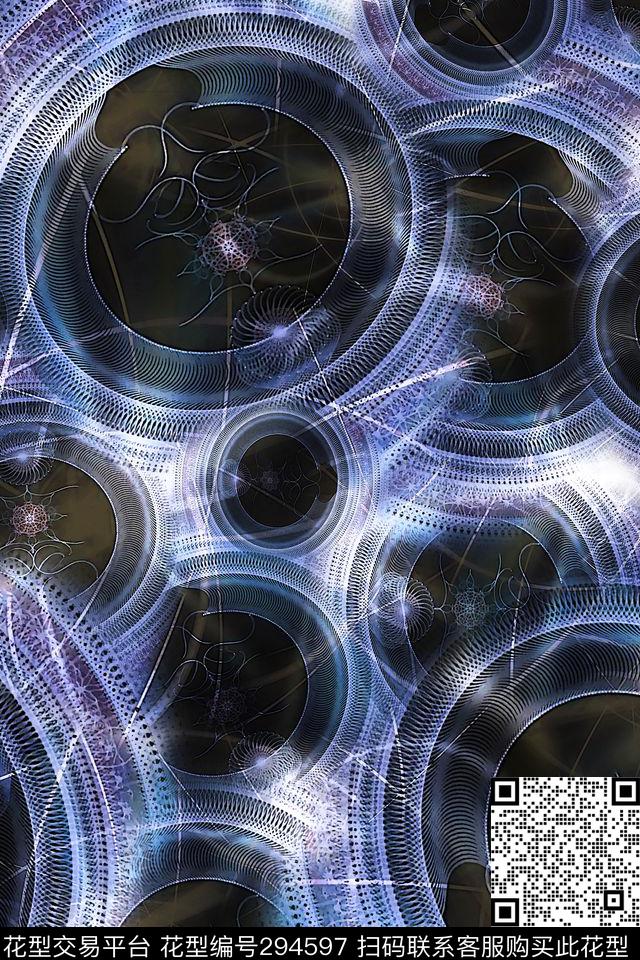 抽象数码印花华亿平台下载（图片编号: 294597） - 瓦栏（Walan）