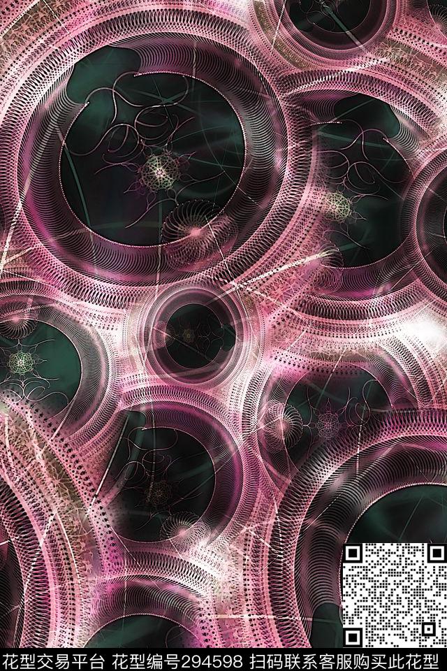 抽象数码印花华亿平台下载（图片编号: 294598） - 瓦栏（Walan）