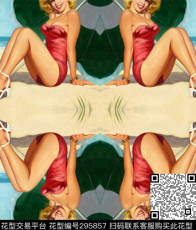 ♥红桃A〖复古时代〗数码印花华亿平台下载（图片编号: 295857） - 瓦栏（Walan）