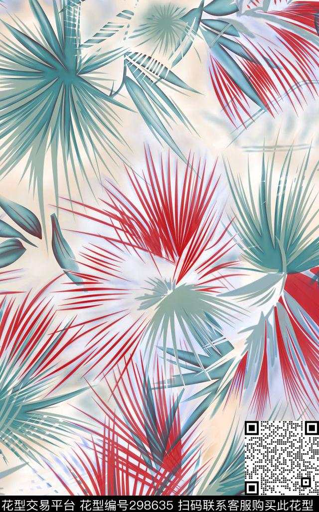 几何线条多彩抽象画会传统印花华亿平台下载（图片编号: 298635） - 瓦栏（Walan）