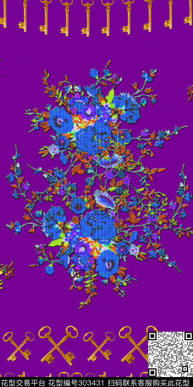 民族风数码印花华亿平台下载（图片编号: 303431） - 瓦栏（Walan）