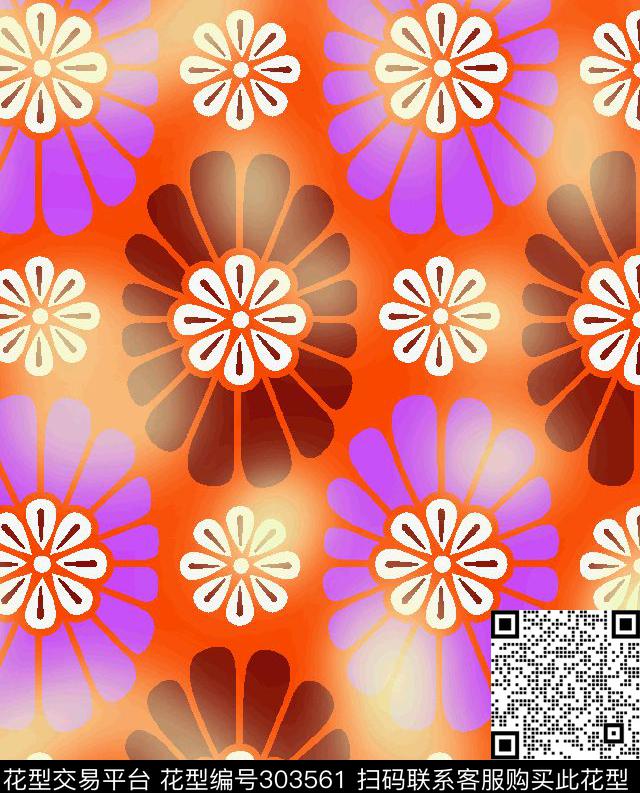 女装包包丝巾数码印花华亿平台下载（图片编号: 303561） - 瓦栏（Walan）