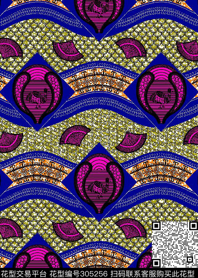 细致描画复古民族风传统印花华亿平台下载（图片编号: 305256） - 瓦栏（Walan）