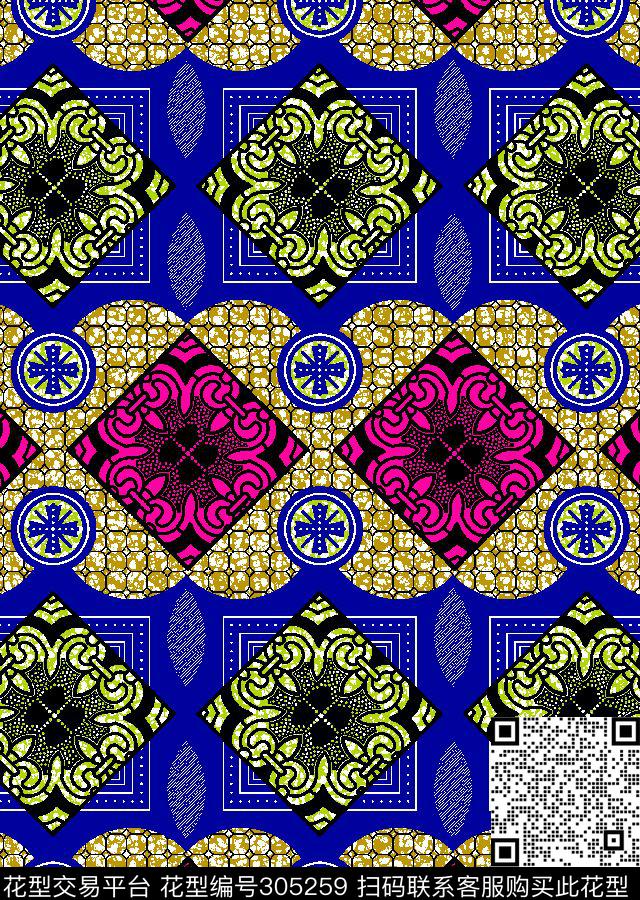 细致描画复古民族风传统印花华亿平台下载（图片编号: 305259） - 瓦栏（Walan）