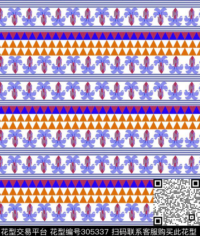 写意几何图案几何花卉传统印花华亿平台下载（图片编号: 305337） - 瓦栏（Walan）