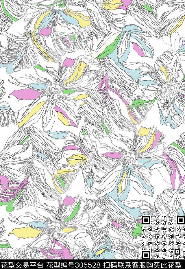 传统印花华亿平台下载（图片编号: 305528） - 瓦栏（Walan）