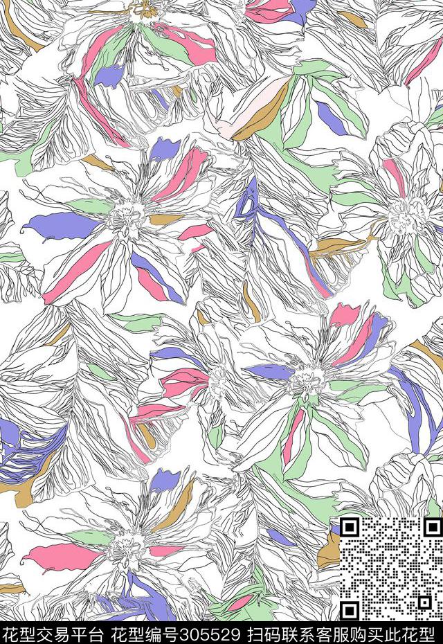 传统印花华亿平台下载（图片编号: 305529） - 瓦栏（Walan）