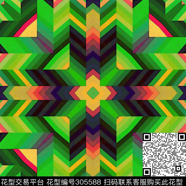 传统★方巾华亿平台数码印花华亿平台下载（图片编号: 305588） - 瓦栏（Walan）