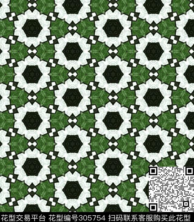 几何传统印花华亿平台下载（图片编号: 305754） - 瓦栏（Walan）
