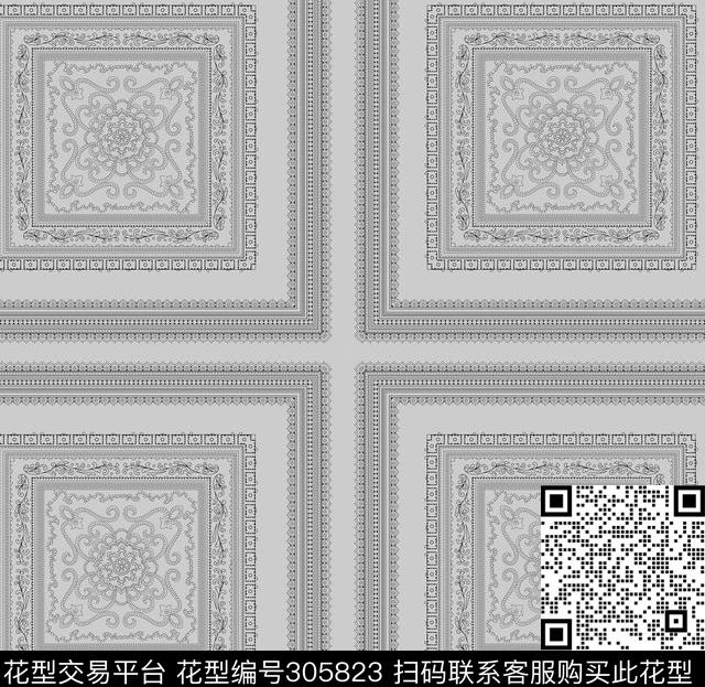 传统印花华亿平台下载（图片编号: 305823） - 瓦栏（Walan）