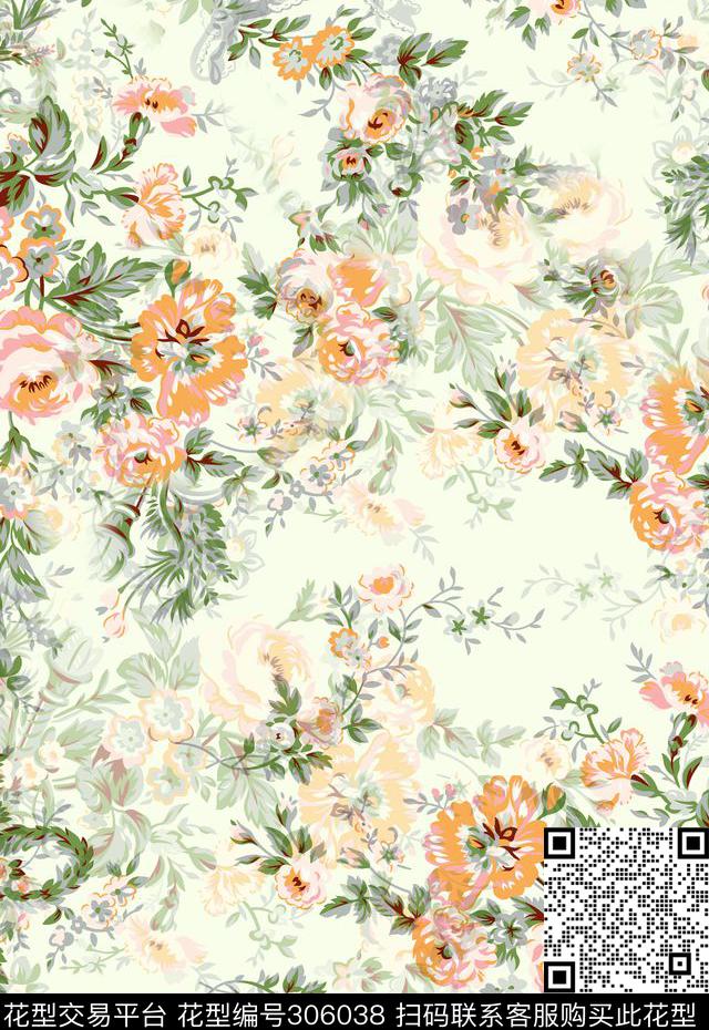 传统印花华亿平台下载（图片编号: 306038） - 瓦栏（Walan）