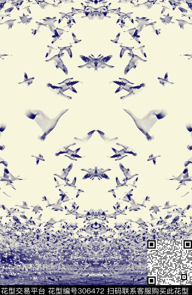 抽象怀旧定位数码印花华亿平台下载（图片编号: 306472） - 瓦栏（Walan）