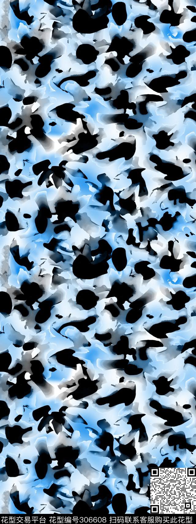迷彩抽象豹纹数码印花华亿平台下载（图片编号: 306608） - 瓦栏（Walan）