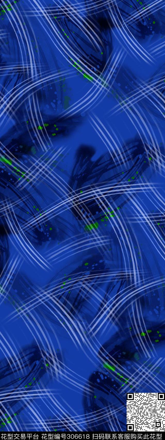 几何线条明暗渐变抽象数码印花华亿平台下载（图片编号: 306618） - 瓦栏（Walan）