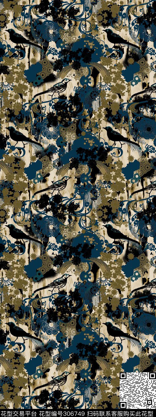 传统印花华亿平台下载（图片编号: 306749） - 瓦栏（Walan）