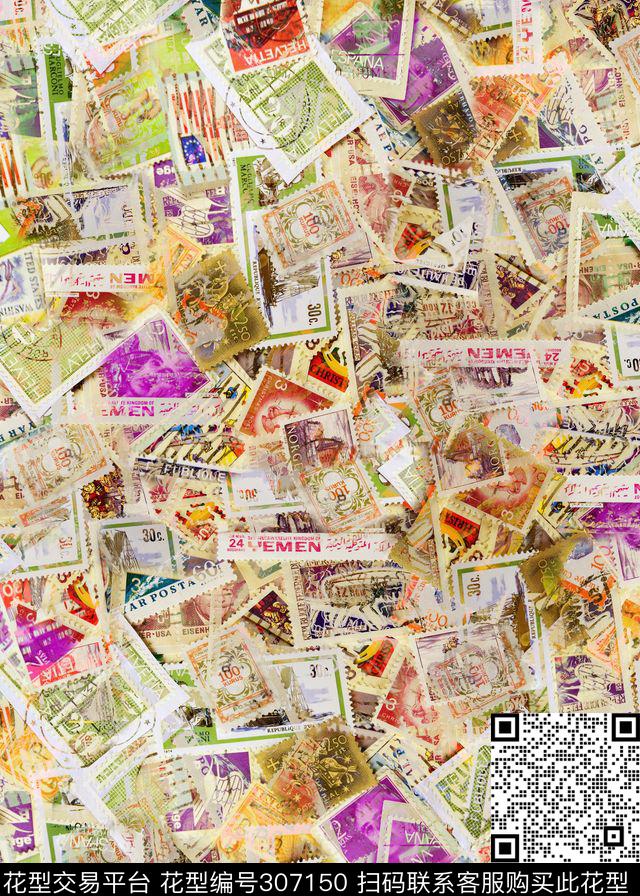 休闲怀旧写实数码印花华亿平台下载（图片编号: 307150） - 瓦栏（Walan）