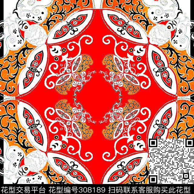 传统印花华亿平台下载（图片编号: 308189） - 瓦栏（Walan）