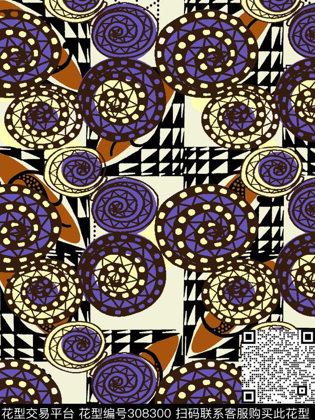 传统印花华亿平台下载（图片编号: 308300） - 瓦栏（Walan）