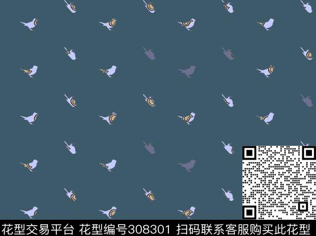 男衬衫小动物传统印花华亿平台下载（图片编号: 308301） - 瓦栏（Walan）