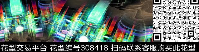 欧美创意、肌理、几何类数码印花华亿平台下载（图片编号: 308418） - 瓦栏（Walan）