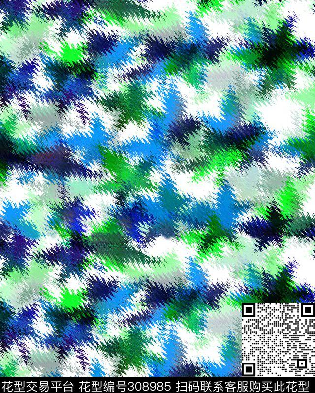 ♥红桃A〖抽象个性〗数码印花华亿平台下载（图片编号: 308985） - 瓦栏（Walan）