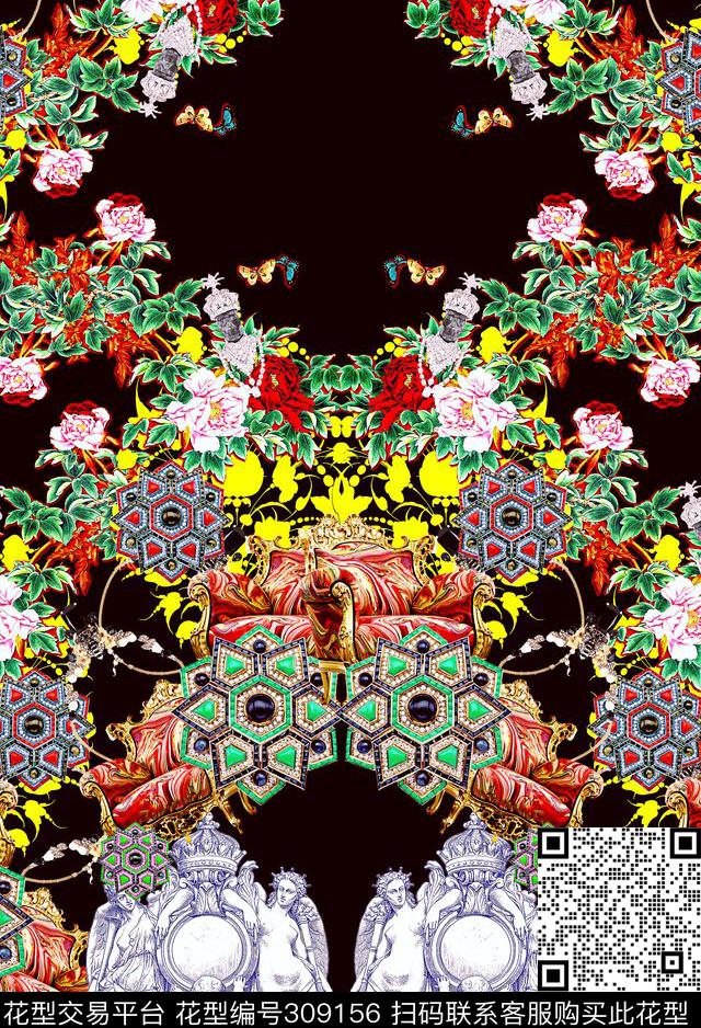 数码印花华亿平台下载（图片编号: 309156） - 瓦栏（Walan）