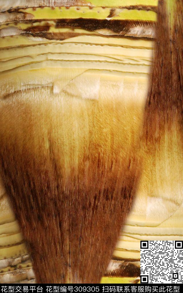 肌理纹理植物数码印花华亿平台下载（图片编号: 309305） - 瓦栏（Walan）