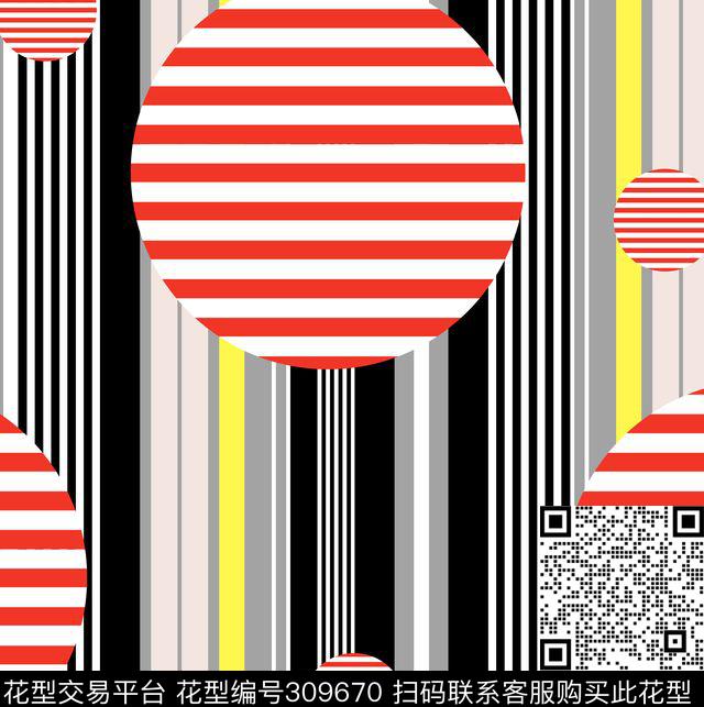 几何图案传统印花华亿平台下载（图片编号: 309670） - 瓦栏（Walan）