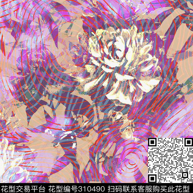 传统★方巾华亿平台传统印花华亿平台下载（图片编号: 310490） - 瓦栏（Walan）