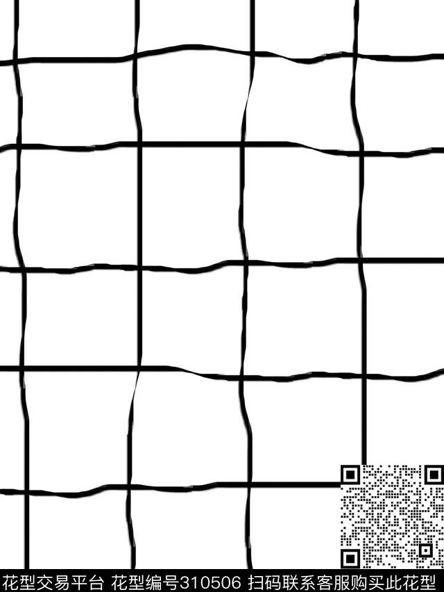 传统★几何格纹传统印花华亿平台下载（图片编号: 310506） - 瓦栏（Walan）