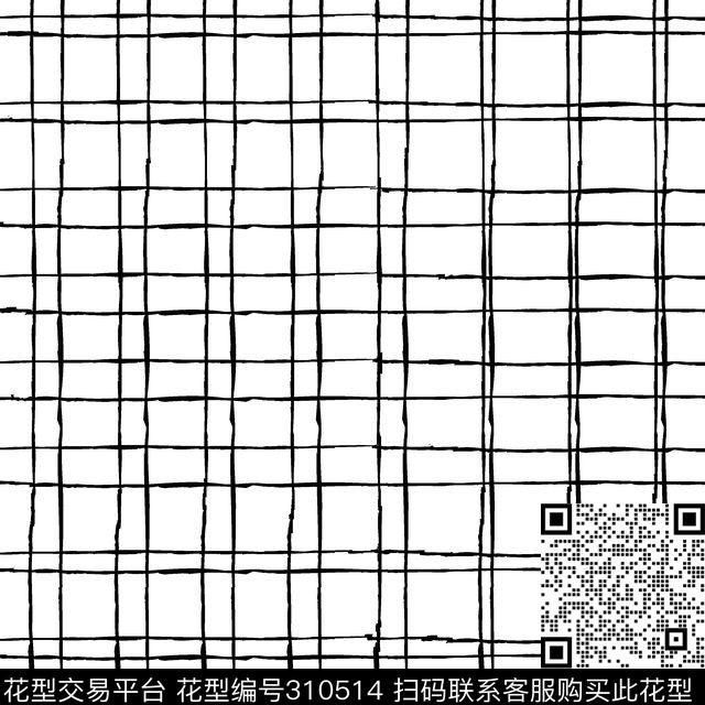 传统★几何格纹传统印花华亿平台下载（图片编号: 310514） - 瓦栏（Walan）