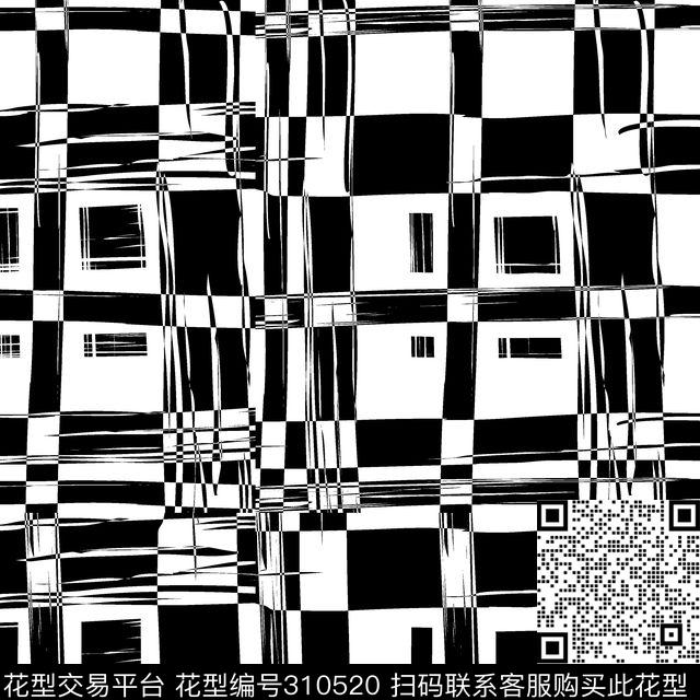 传统★几何格纹传统印花华亿平台下载（图片编号: 310520） - 瓦栏（Walan）