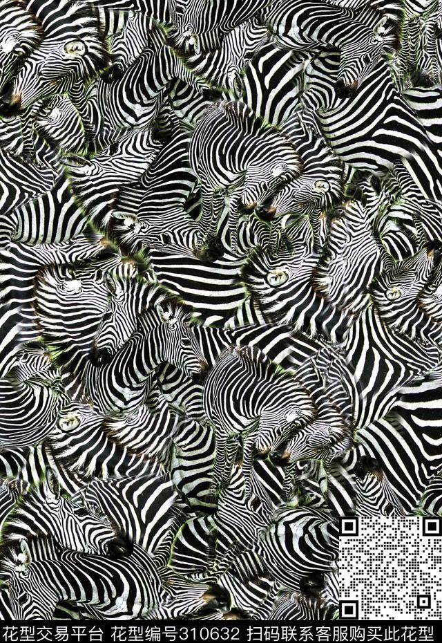 休闲抽象纹理数码印花华亿平台下载（图片编号: 310632） - 瓦栏（Walan）