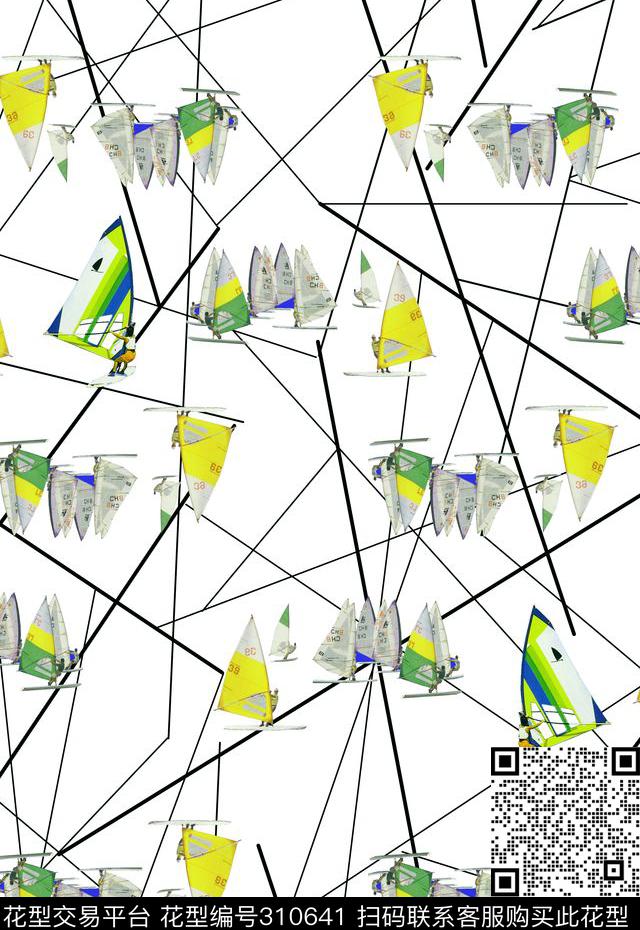 休闲抽象怀旧数码印花华亿平台下载（图片编号: 310641） - 瓦栏（Walan）