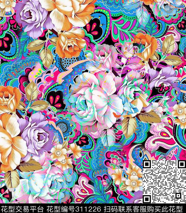 数码印花华亿平台下载（图片编号: 311226） - 瓦栏（Walan）