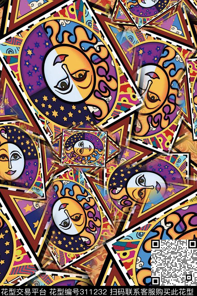 数码★民族风格数码印花华亿平台下载（图片编号: 311232） - 瓦栏（Walan）