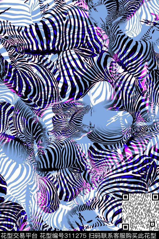 数码★动物类传统印花华亿平台下载（图片编号: 311275） - 瓦栏（Walan）