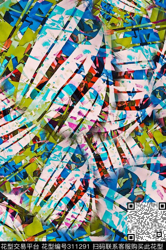 数码★花卉图案数码印花华亿平台下载（图片编号: 311291） - 瓦栏（Walan）