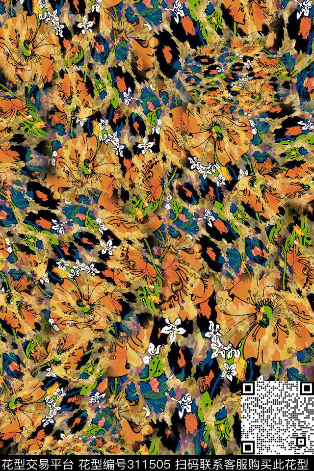 数码★动物类数码印花华亿平台下载（图片编号: 311505） - 瓦栏（Walan）