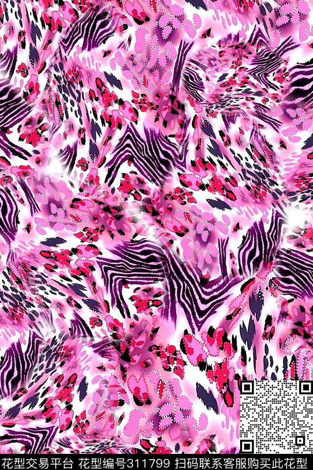 数码★动物类数码印花华亿平台下载（图片编号: 311799） - 瓦栏（Walan）