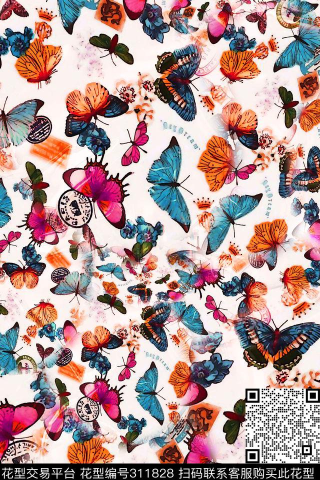 数码★动物类数码印花华亿平台下载（图片编号: 311828） - 瓦栏（Walan）