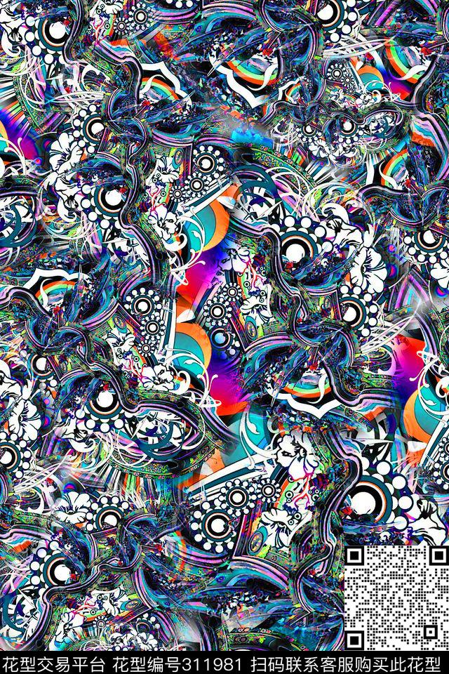 数码★民族风格数码印花华亿平台下载（图片编号: 311981） - 瓦栏（Walan）