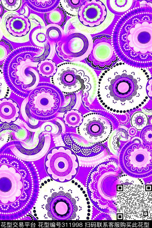 数码★民族风格传统印花华亿平台下载（图片编号: 311998） - 瓦栏（Walan）