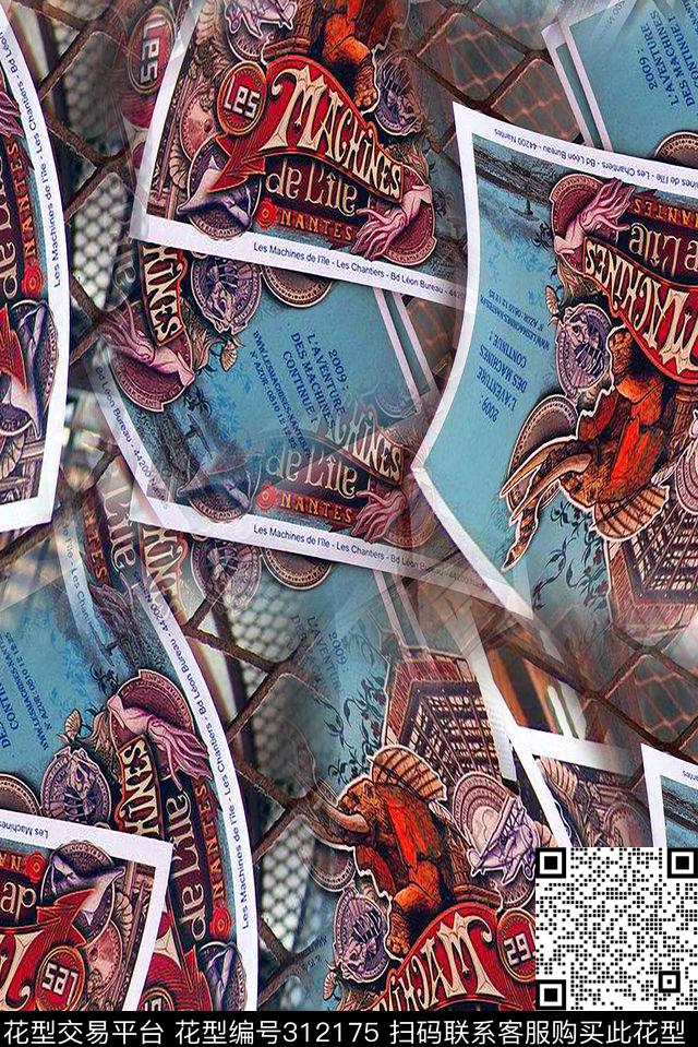 打折华亿平台数码印花华亿平台下载（图片编号: 312175） - 瓦栏（Walan）