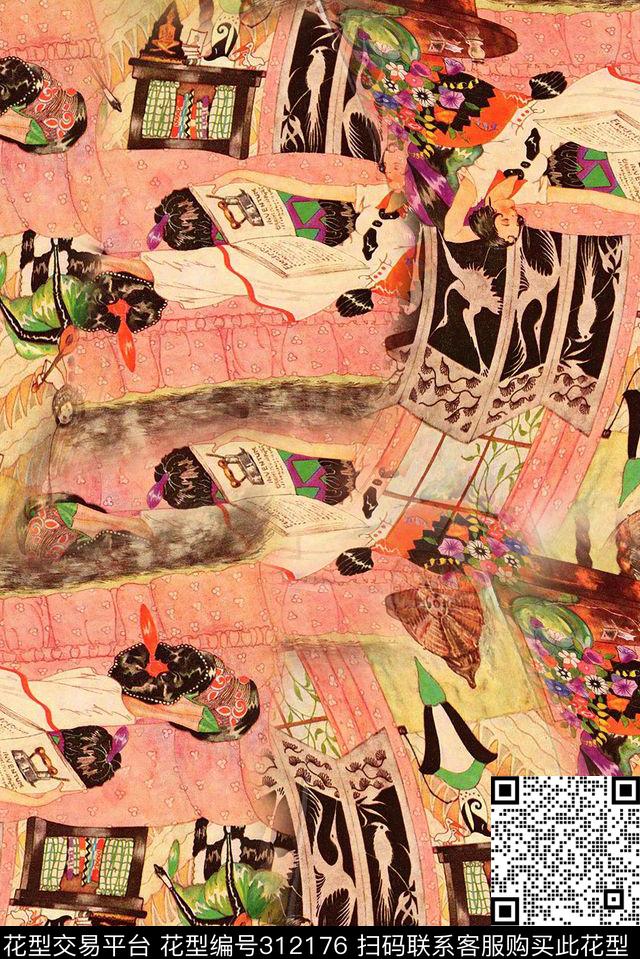 打折华亿平台数码印花华亿平台下载（图片编号: 312176） - 瓦栏（Walan）