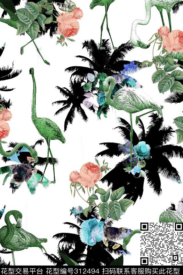 流行时尚花等数码印花华亿平台下载（图片编号: 312494） - 瓦栏（Walan）