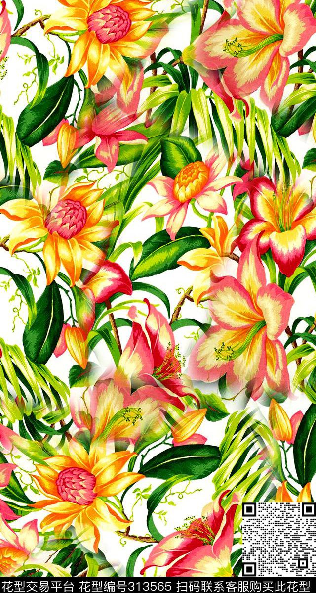 打折华亿平台数码印花华亿平台下载（图片编号: 313565） - 瓦栏（Walan）