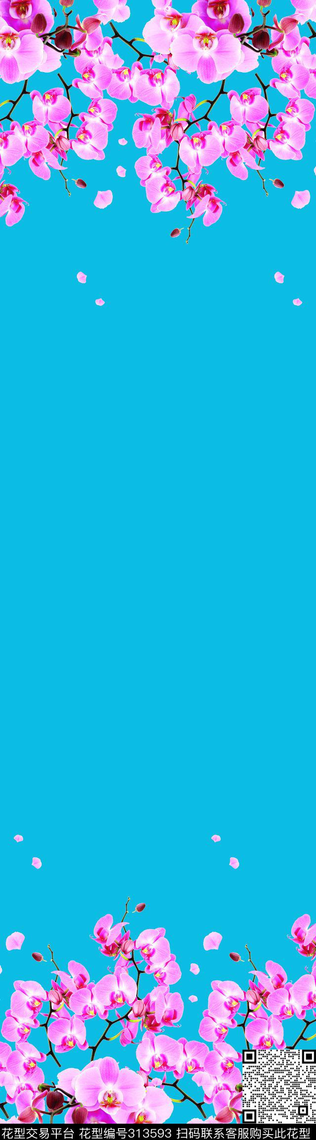 花卉传统印花华亿平台下载（图片编号: 313593） - 瓦栏（Walan）